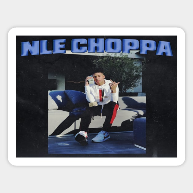 NLE Choppa Sticker by jhalfacrelange